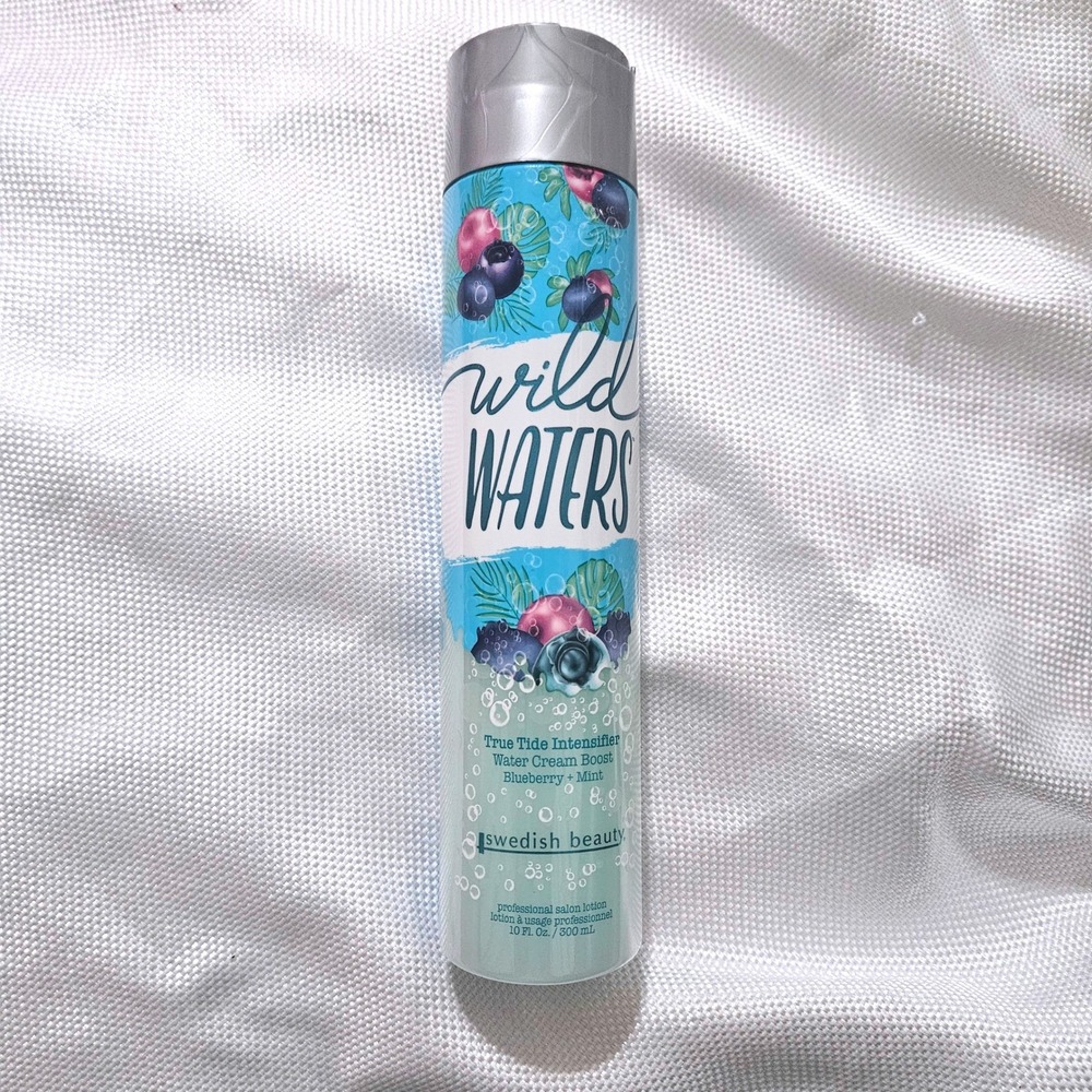 Swedish Beauty Wild Waters True Tide Intensifier Tanning Lotion Blueberry Mint